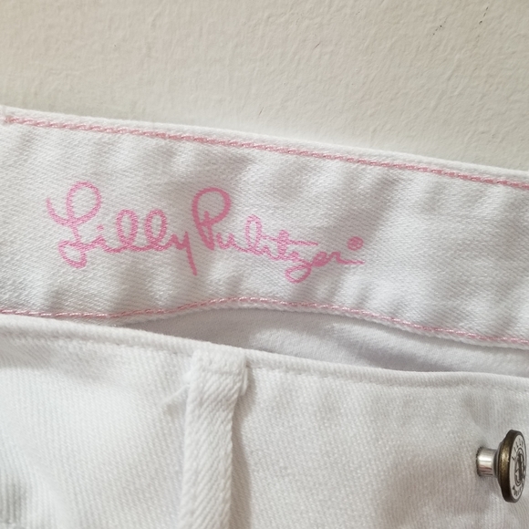 Lilly Pulitzer Resort White Babe Bootcut Jeans 4 - Picture 6 of 15
